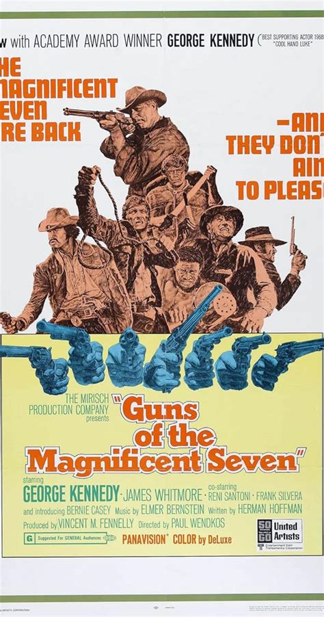 When found he accepts the usual fee of six-hundred dollars and assembles a new team of seven. . The magnificent seven cast 1969 imdb